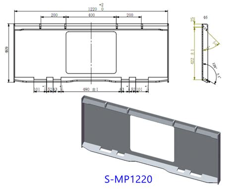 skid steer universal mounting plate dimensions|universal skid steer quick hitch.